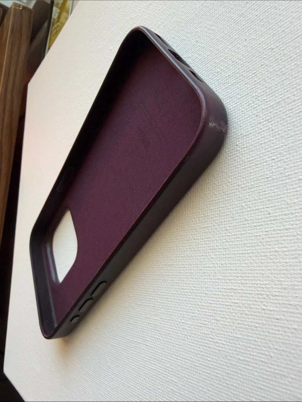 Apple Silicone iPhone Case - Plum Purple